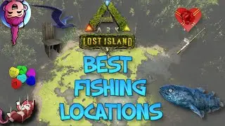 BEST FISHING LOCATIONS LOST ISLAND & QUICK FISHING TUTORIAL - Ark Survival Evolved