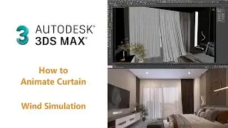 How to Animate Curtain in 3ds Max