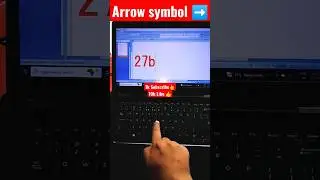 Arrow symbol ➡️on Ms word shortcut key.#shortcutkey #computer #likes #shortfeed #shorts #tiktok