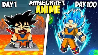 I Survived 1000 Days as ANIME in Minecraft (MOVIE)