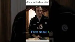 Congratulations to SSC Napoli on with the Scudetto / Seria A from Furio Giunta