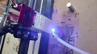 Rubber stamp engraving with10w laser