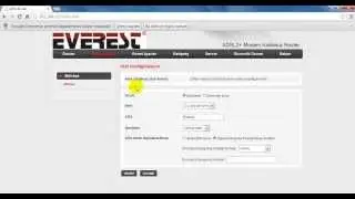 Everest SG-1700 SG-1800 SG-1850 Adsl Modem Kurulum (Arayüz)  (Segment Bilgisayar)