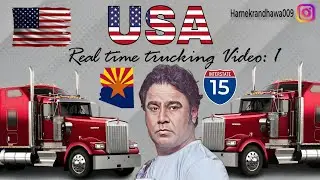 USA : Real Time Trucking , Real Scenic Views filled with really footage 