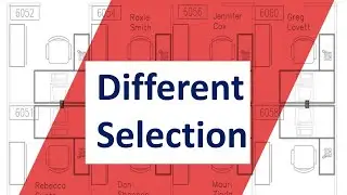 Different Selection in AutoCAD