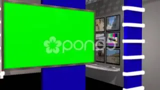 News Studio - Virtual Studio - Green Screen