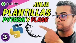 3. Cómo UTILIZAR PLANTILLAS en FLASK JINJA PYTHON | Python Flask DESDE CERO 🐍