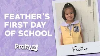 FEATHER'S FIRST DAY OF SCHOOL | Pratty TV | Feather Prats John Prats Isabel Oli Pratty TV
