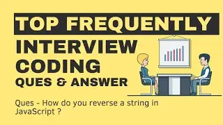 🔴Ques - How do you reverse string in Javascript ? Coder Hindi