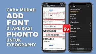 Cara Menambahkan/Install Font di Aplikasi Phonto dengan Mudah Anti Ribet