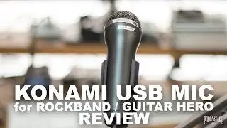 Konami/Logitech USB Mic for Rockband or Guitar Hero Review / Test