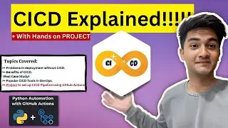 What is CICD Pipeline? CICD process explained with Hands On Project