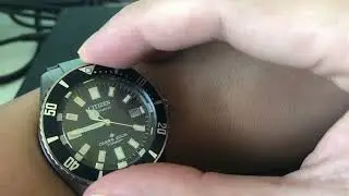 Review on the Citizen Promaster Dive Automatic SUPER TITANIUM NB6021-68L 'Fujitsubo' by WatchHobby