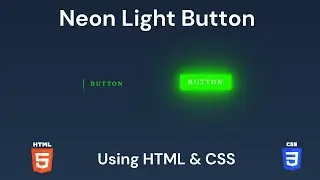 how to create neon button animation effects on hover | #PWOS