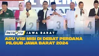 Adu Visi Misi di Debat Perdana Pilgub Jawa Barat 2024