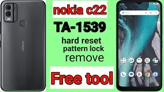 nokia c22 tA-1539 hard reset | pin password unlock | spd cpu unlock free tool