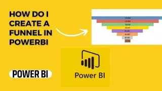 How to create a Funnel Chart in Power BI  Power BI Tutorials for Beginners