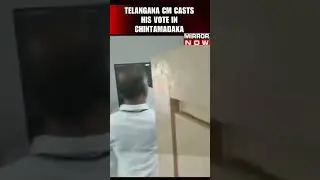 Telangana CM KCR Casts His Vote In Chintamadaka, Siddipet Of Medak District #shorts