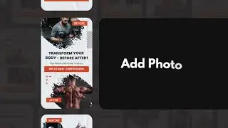 Social Media Reels - Gym & Fitness Before After | After effects templates free