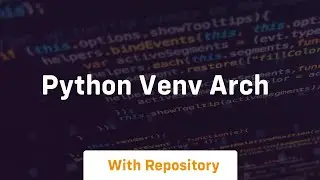 python venv arch