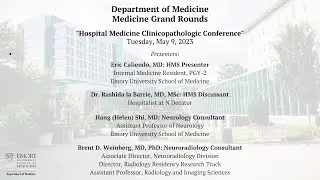 Medicine Grand Rounds: Hospital Medicine CPC 5/9/2023