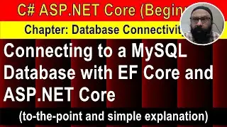 Connecting to a MySQL Database with EF Core and ASP.NET Core