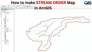 How to make Stream order Map in ArcGIS || ArcGIS || ArcMap || GIS Analysis || Spatial Analysis