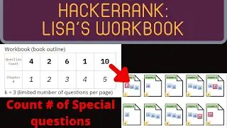 Lisa's Workbook | HackerRank (Python)