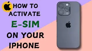 How to activate I Setup an eSIM on your iPhone | Apple 