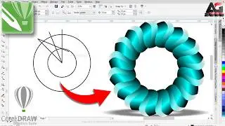 Designing a circle logo | CorelDraw tutorial