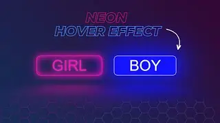 Create Neon Button with reflection using CSS