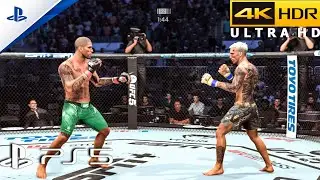 (PS5) Poatan vs Charles do Bronx | ULTRA High Graphics Gameplay [4K 60FPS HDR] UFC 5