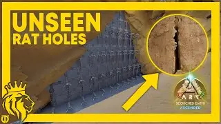 TOP 3 UNSEEN RAT HOLES W/ FULL Base Designs on Scorched Earth! | ARK: Survival Ascended