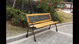 How to assemble Garden Bench