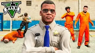 JUGANDO como GUARDIA de PRISION en GTA 5!