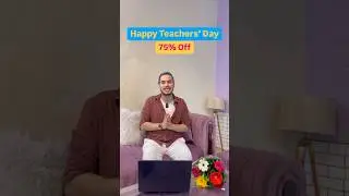 75% Off | Happy Teachers’ day 🙏 | #impressiveenglish