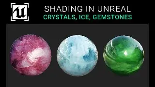 Unreal Engine 5.2 - Crystal, Ice, Gemstone Materials Tutorial