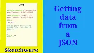 Getting data from a json