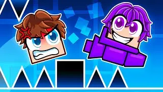 Pretending to be a NOOB in Geometry Dash, Then BEATING ALL LEVELS!