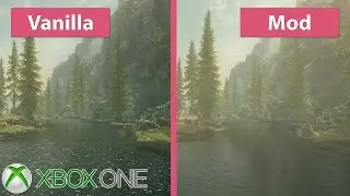 Skyrim – Xbox One Visual Overhaul vs. Vanilla Graphics Mod Comparison