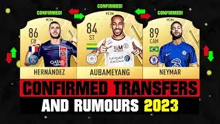 FIFA 23 | NEW CONFIRMED TRANSFERS & RUMOURS! 🤪🔥 ft. Aubameyang, Hernandez, Neymar... etc