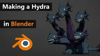 Making a Low Poly Hydra in Blender - Real Time