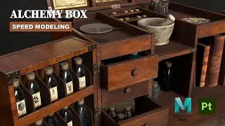 Alchemy Box | Autodesk Maya + Substance 3D Painter