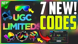 *NEW* ALL WORKING CODES FOR UGC LIMITED IN AUGUST 2024! ROBLOX UGC LIMITED CODES