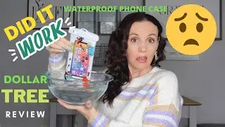 DOLLAR TREE REVIEW WATERPROOF PHONE CASE