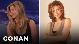 How Jennifer Aniston Felt About The Rachel Haircut | CONAN on TBS