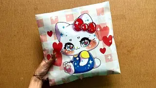 Hello Kitty Blind Bag paper ASMR 😍 Satisfying opening blind bag 💖 NEKEN DANA