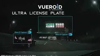 VUEROID Dashcam Ultra License Plate Capture