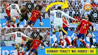 Germany penalty wasn't given by referee Anthony Taylor for Marc Cucurella's clear handball vs Spain