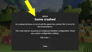 How To Fix Minecraft Error Code 1 (New Update)